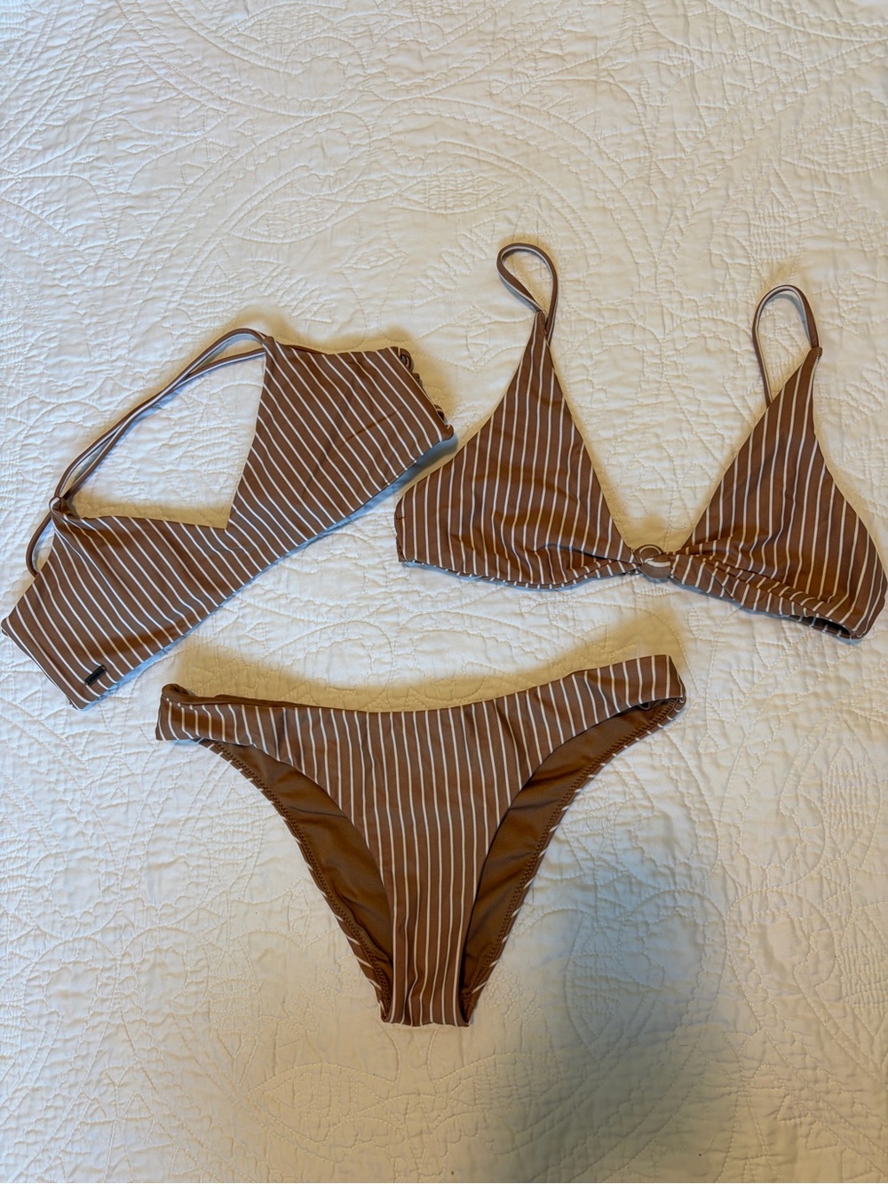 O’Neill Cruz Stripe Bikini Set